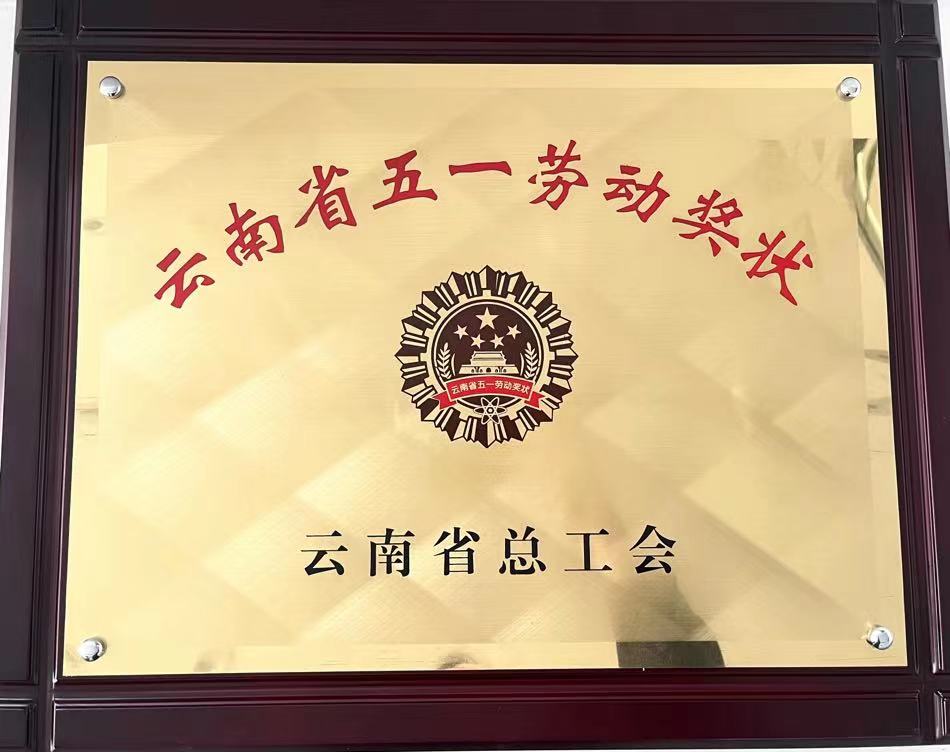 云南省五一勞動(dòng)獎狀